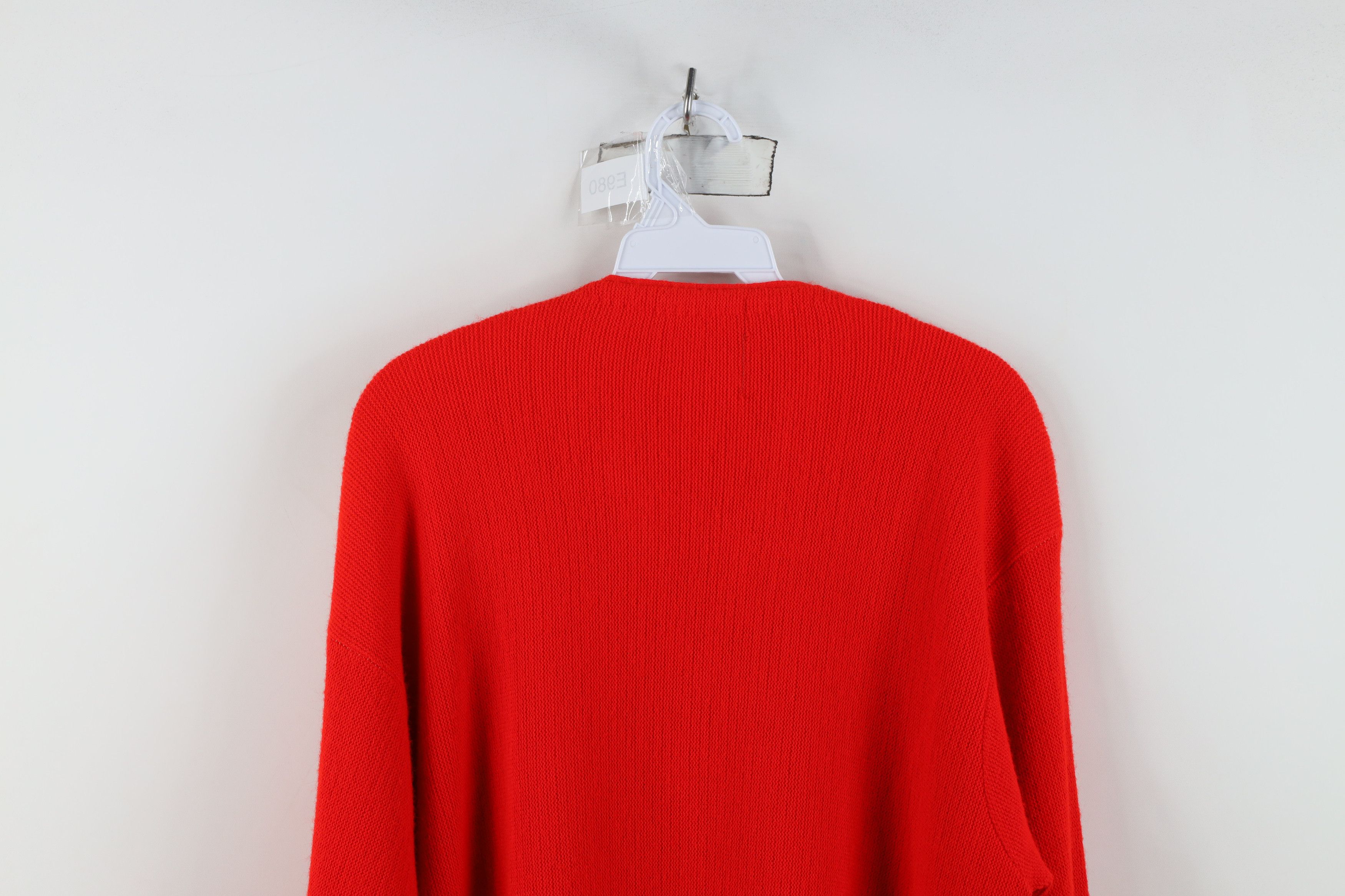 Vintage Vintage 50s 60s Streetwear Knit Cardigan Sweater Red USA Size US L / EU 52-54 / 3 - 11 Thumbnail