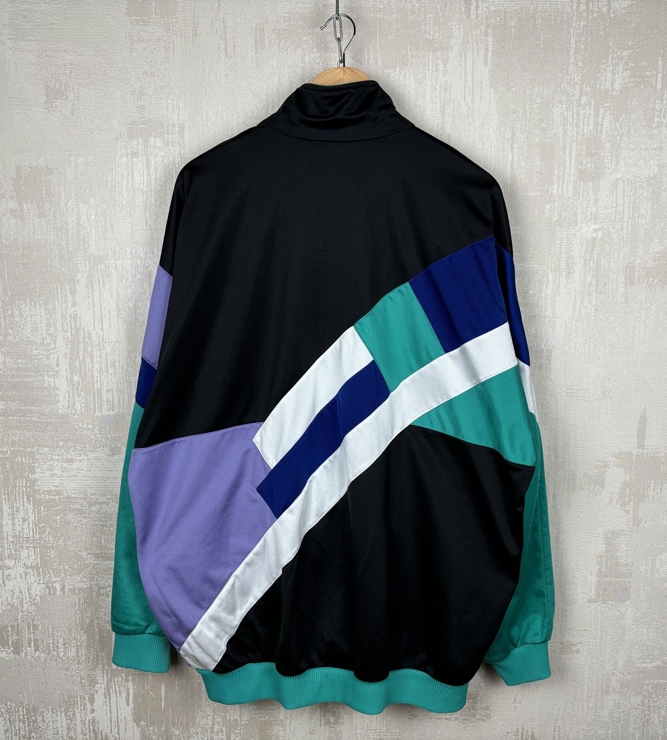 Adidas × Vintage 90's Adidas Vintage Big Trefoil Logo Track Jacket Tracksuit Size US XL / EU 56 / 4 - 13 Thumbnail