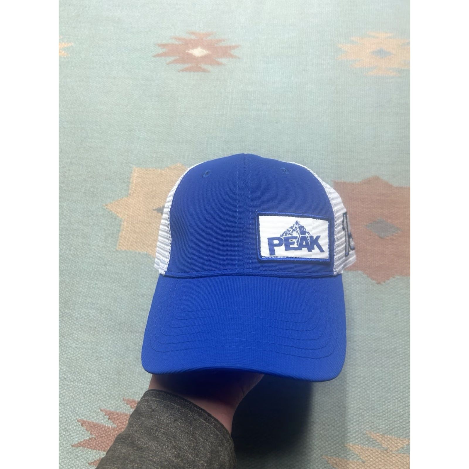 NASCAR VINTAGE Clint Bowyer Strapback hat cap nascar racing peak oil patch blue white Mens Adjustable Blue Nascar 90s Event Size ONE SIZE - 2 Thumbnail