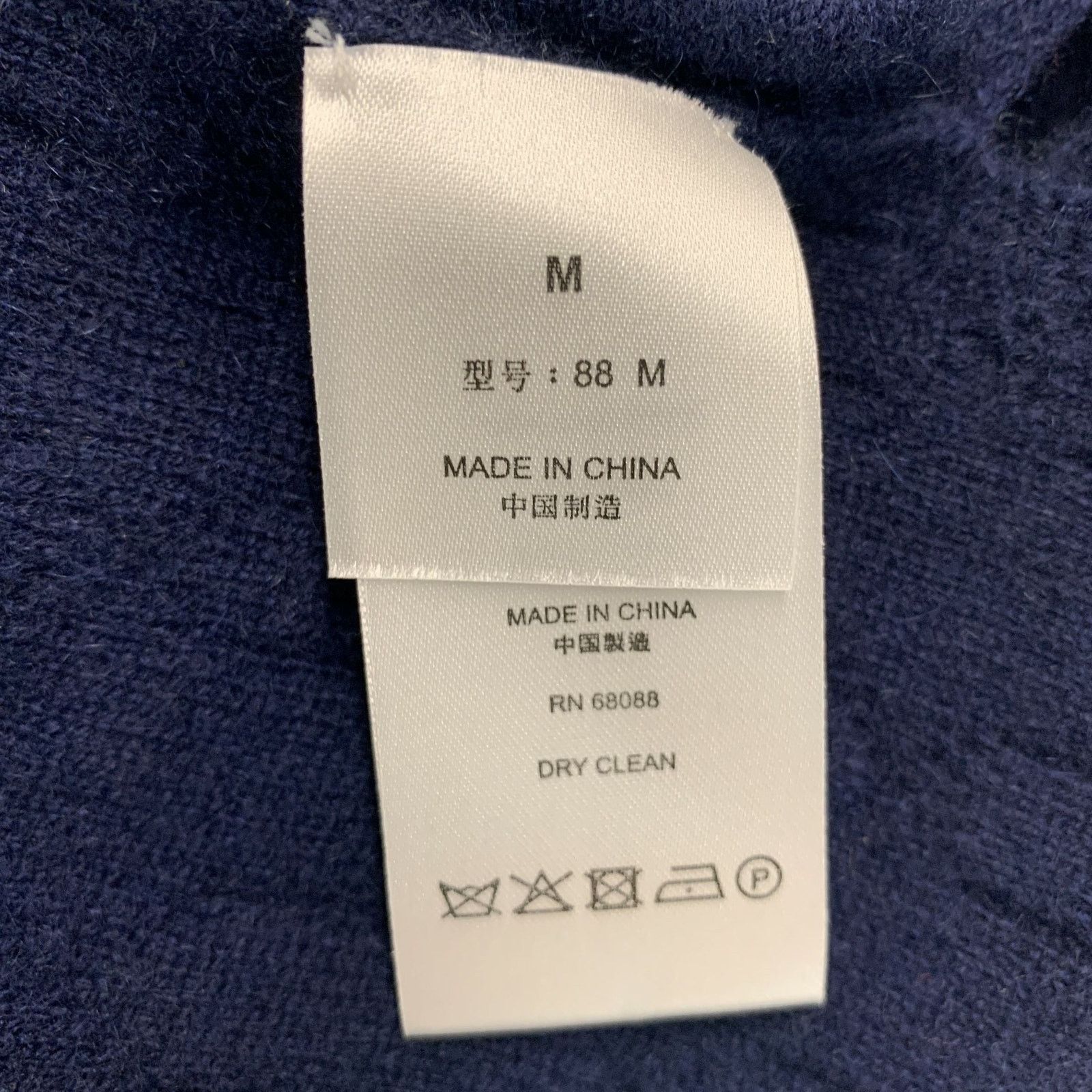 Tse TSE Size M Navy Cashmere Short Sleeve Casual Top Size M / US 6-8 / IT 42-44 - 5 Thumbnail