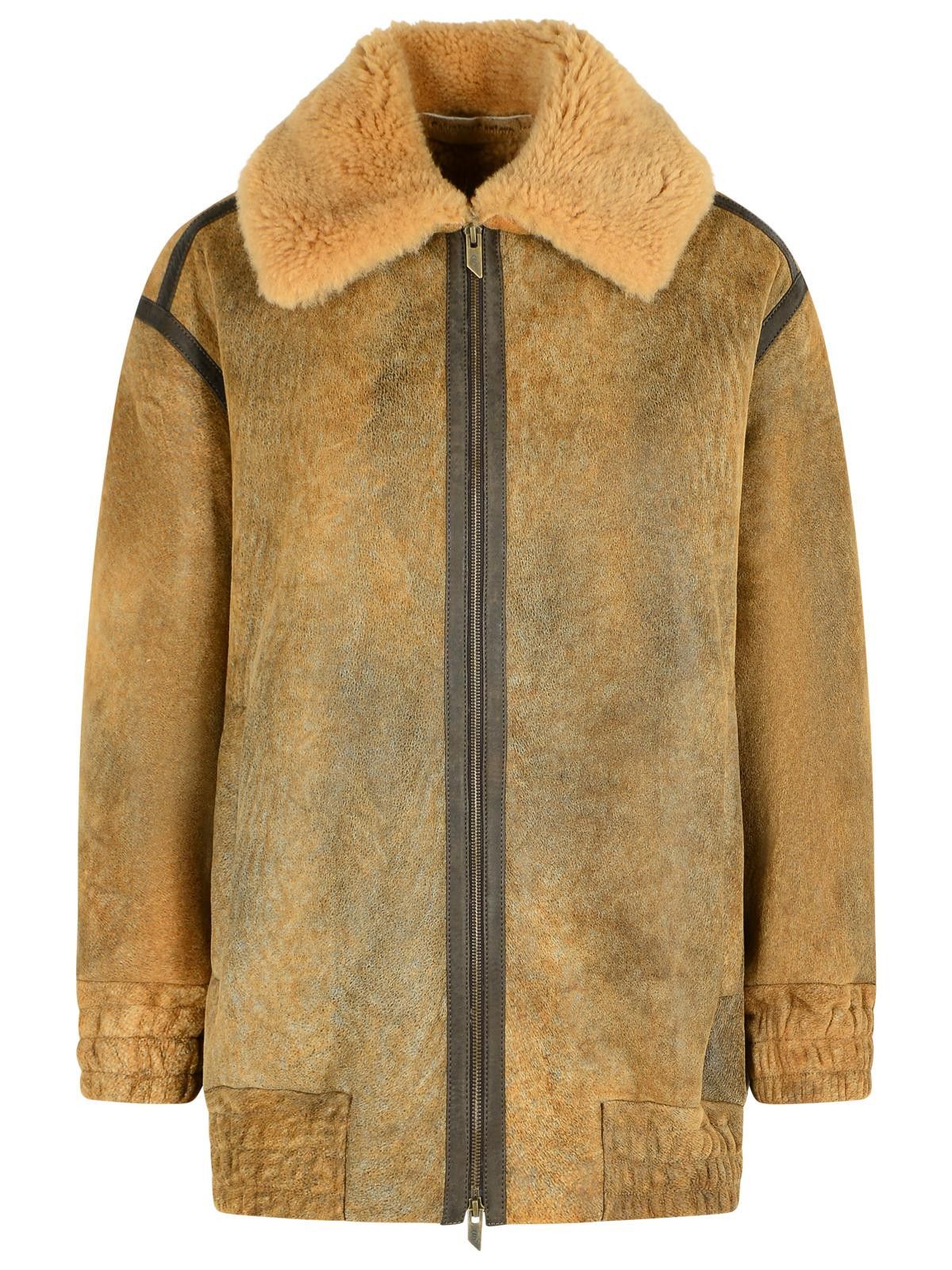 Salvatore Santoro SALVATORE SANTORO Camel Leather Jacket Size S / US 4 / IT 40 - 1 Thumbnail