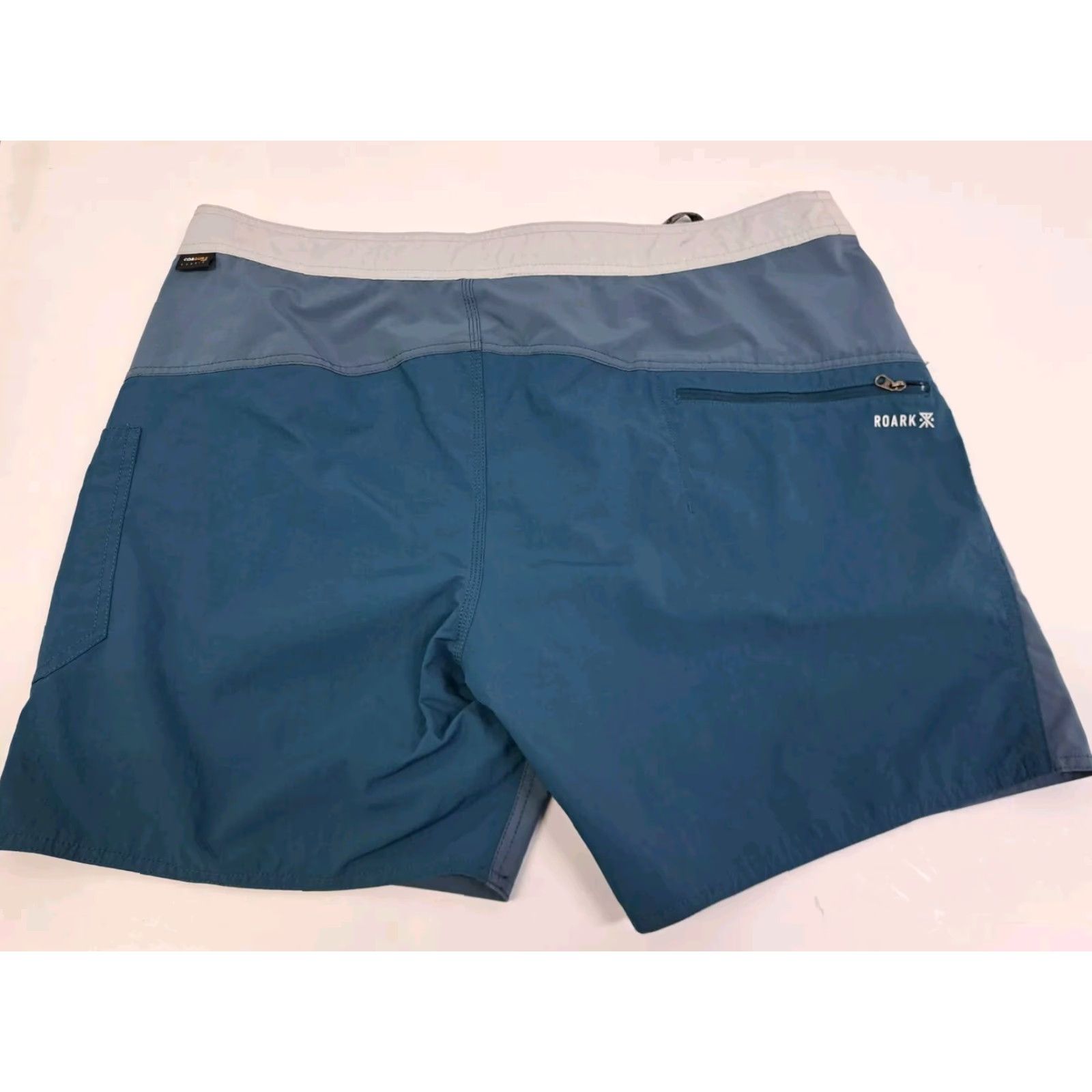 Roark Roark The Boatman Cordura Fabric Nylon Shorts Mens 38 Blue Board Shorts Surfer Water-Repellent Breathable Back Pocket Zip Side Pocket Size US 38 / EU 54 - 3 Thumbnail