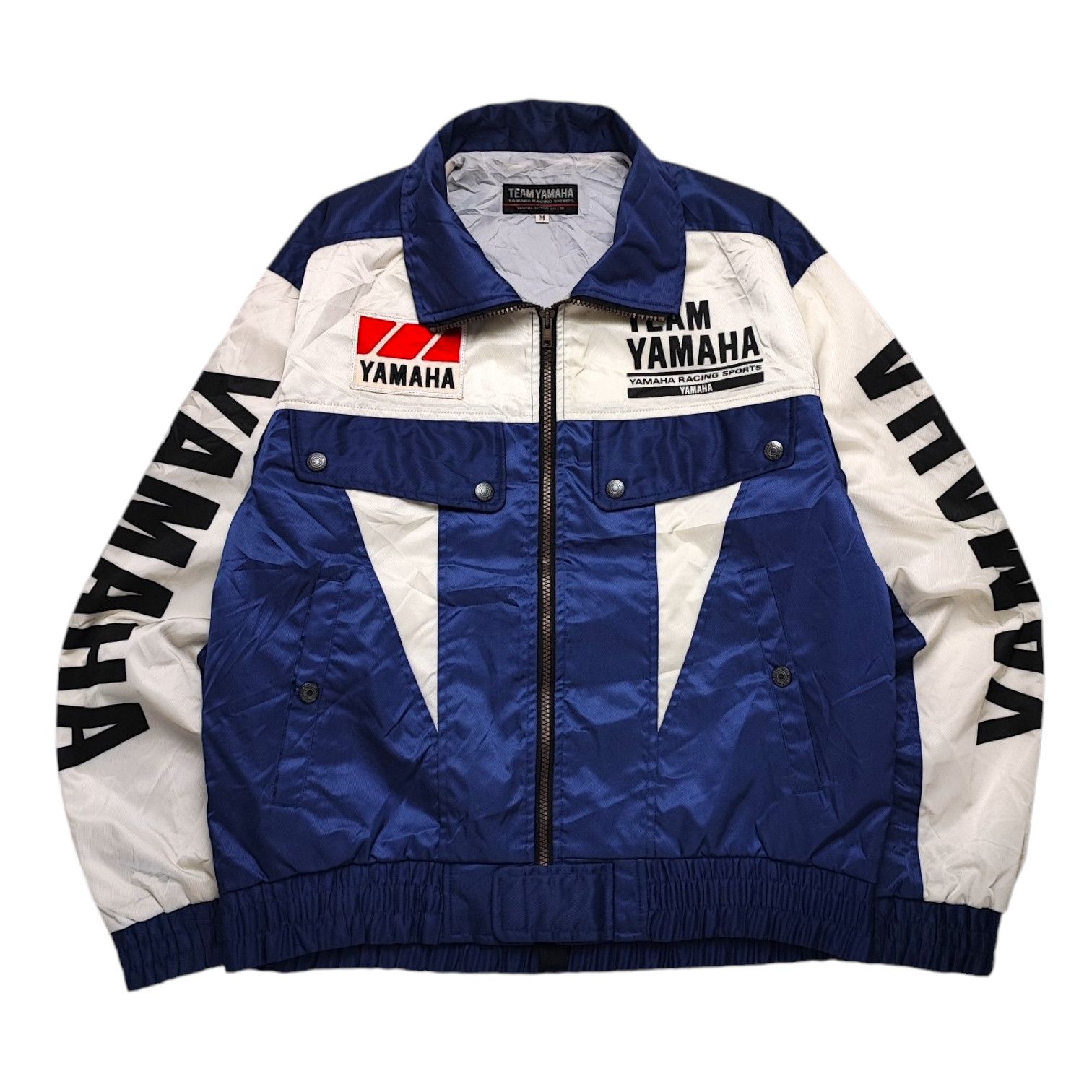 ウェア YAMAHA VINTAGE JAKECT Lsize vintage】90s YAMAHA Set up Racing Jacket