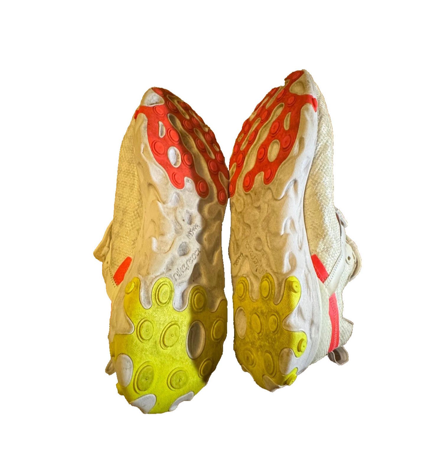 Nike Nike React Element 55 "White Crimson" Mens 13 CJ0782 100 Size US 12 / IT 42 - 6 Thumbnail