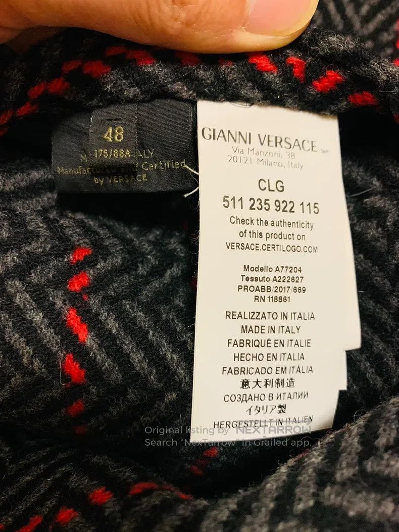 Versace Versace Pure wool woolen coat coat Size US M / EU 48-50 / 2 - 7 Thumbnail