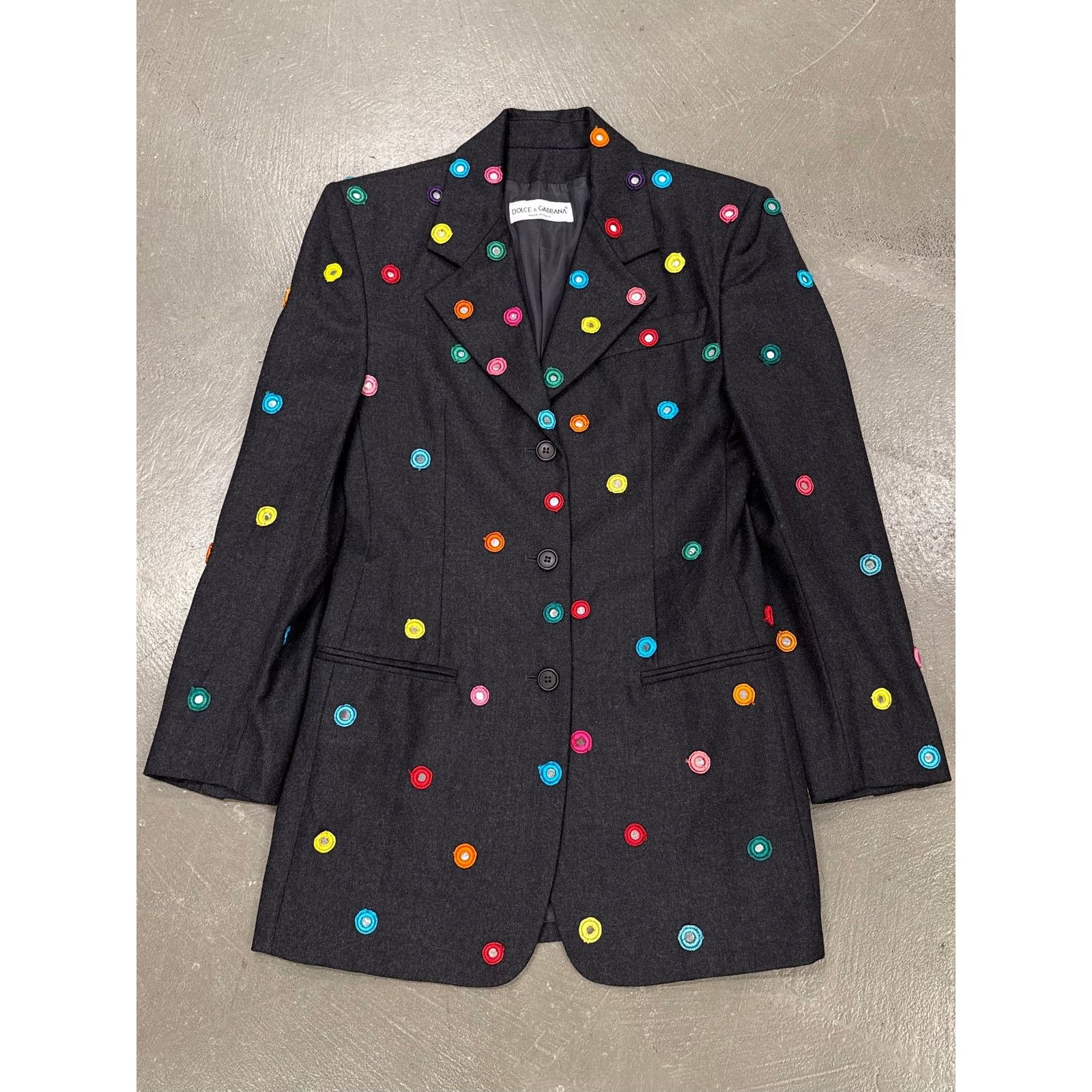 Dolce & Gabbana A/W1992 Dolce & Gabbana documented runway mirrors blazer Size S / US 4 / IT 40 - 1 Thumbnail