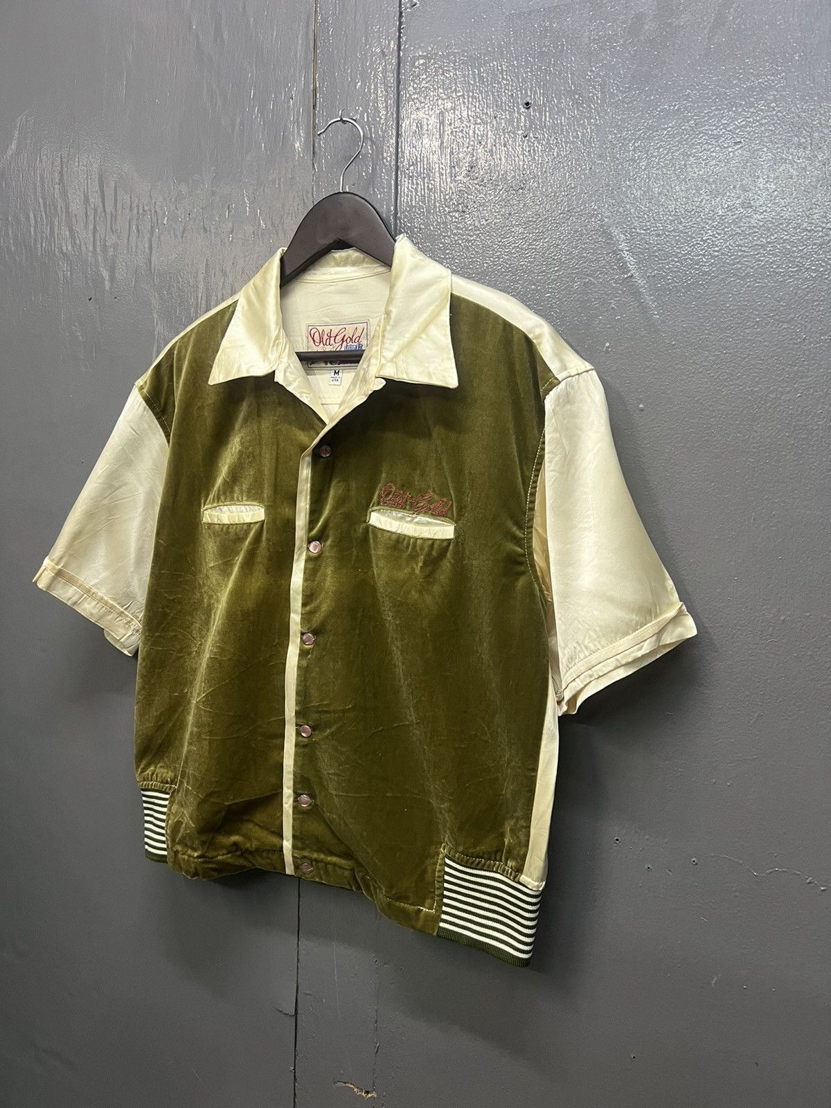 Vintage Vintage Old Gold Strike Bowling Shirt Size US M / EU 48-50 / 2 - 3 Thumbnail