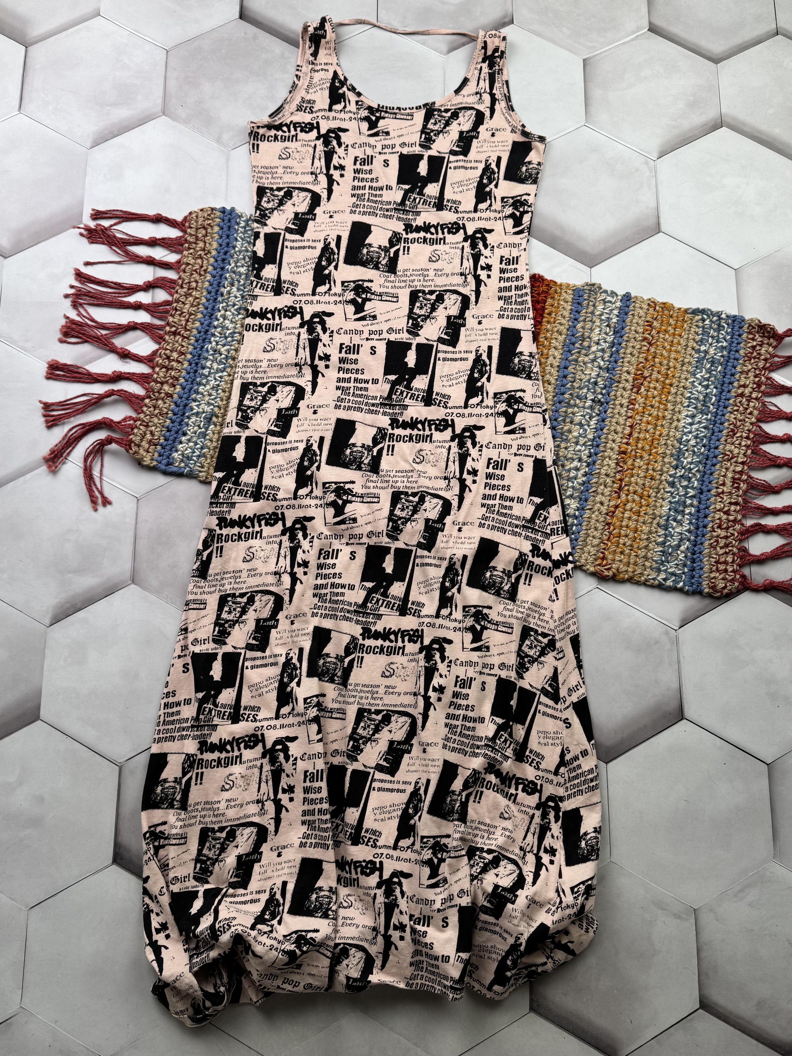 Vintage Vintage Printed Maxi Dress Size S / US 4 / IT 40 - 1 Thumbnail