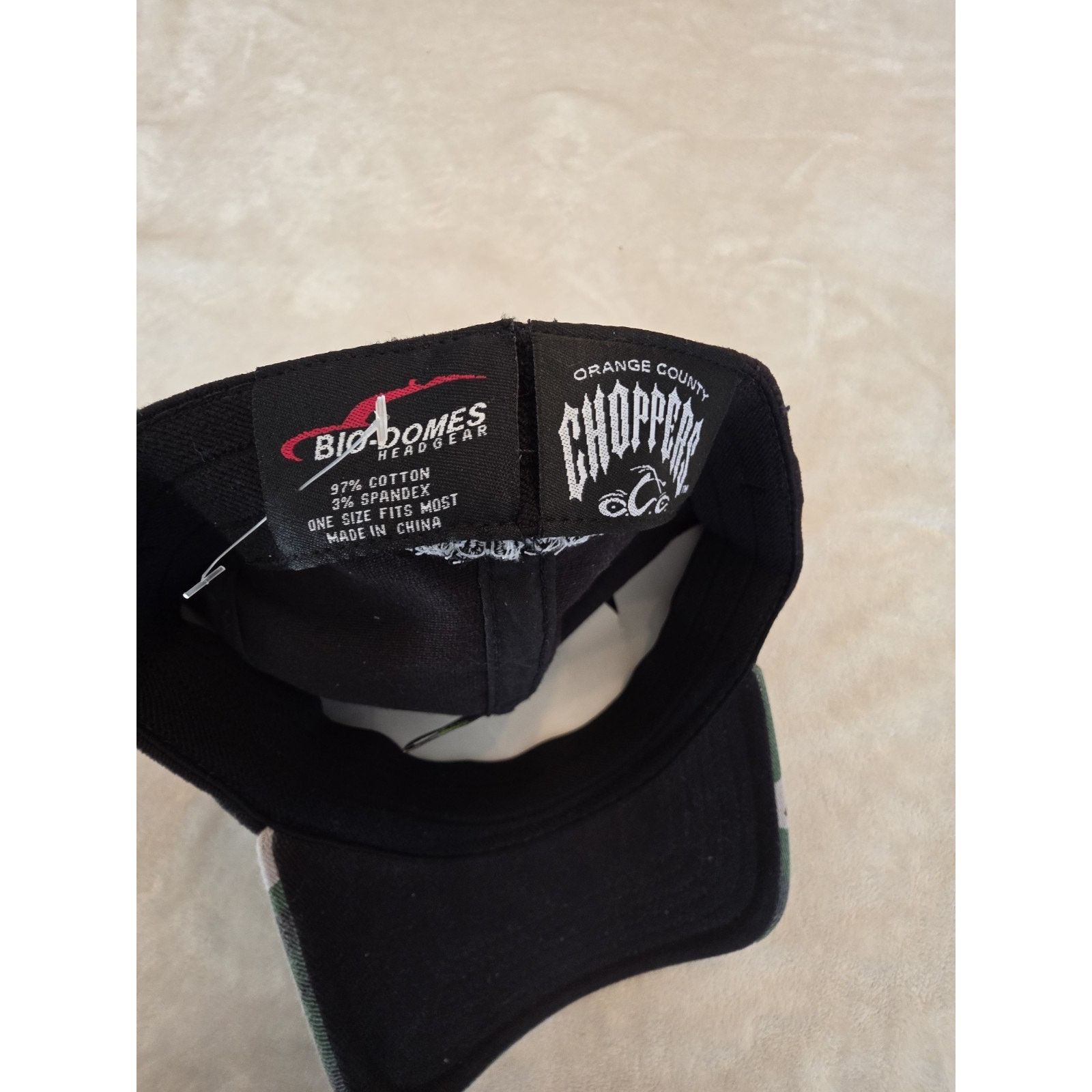 Other OCC Orange County Choppers Bio Domes Headgear Flex Fit NY Size ONE SIZE - 7 Thumbnail