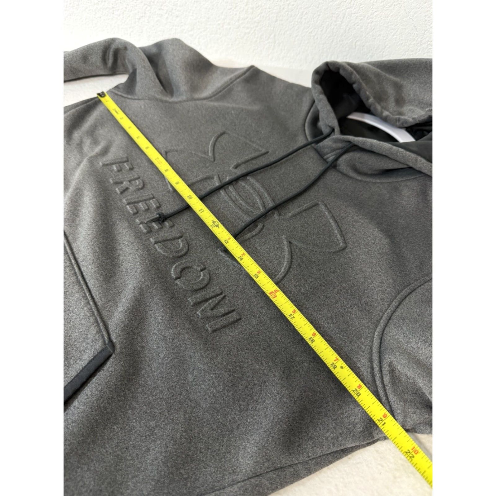 Under Armour Under Armour Men’s UA Freedom Emboss Hoodie Gray S Regular Logo Pockets Hooded Vintage: No Size US S / EU 44-46 / 1 - 3 Thumbnail