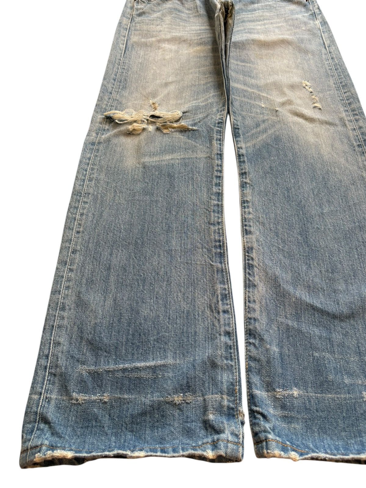 Levi's Vintage 90s Levis 501 Blue Wash Distressed Loose Baggy Jeans Size US 34 / EU 50 - 6 Thumbnail