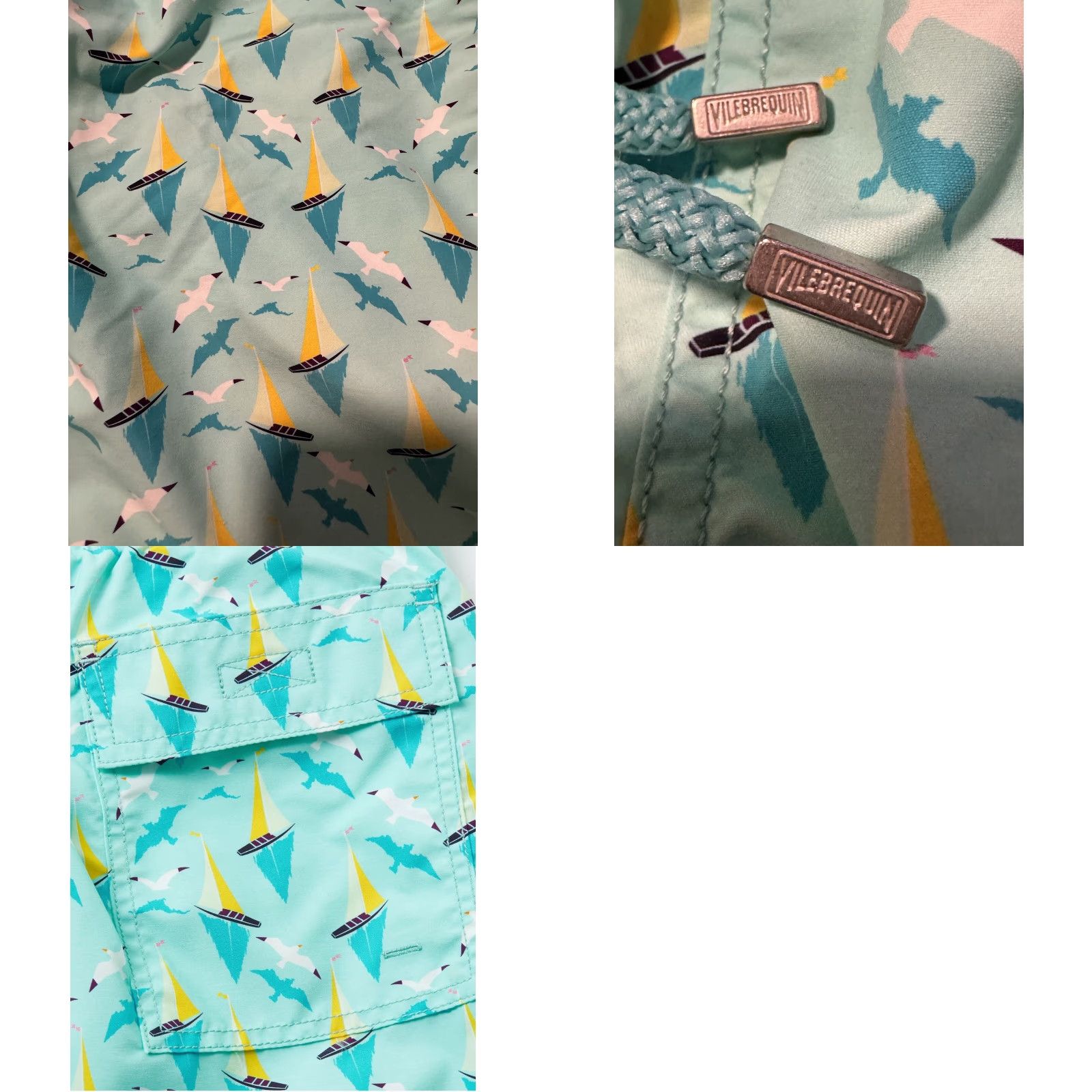 Vilebrequin Vilebrequin Bateaux Sur L'eau Moorea Trunks Lagon XXL W/Dustbag - Beach, Tropical, Multicolor, 50/50 Cotton-Poly Short Trunks Men, Quick Dry Size US 39 - 9 Thumbnail