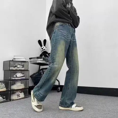 VIBE Vintage distressed washed corrugated bootcut jeans Size US 30 / EU 46 - 6 Thumbnail