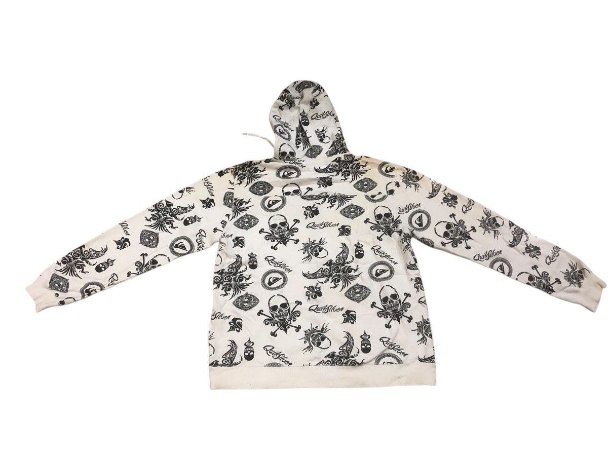 Quiksilver Dope Quiksilver All Over Skull Print Zipper Hodie Size US XL / EU 56 / 4 - 5 Thumbnail