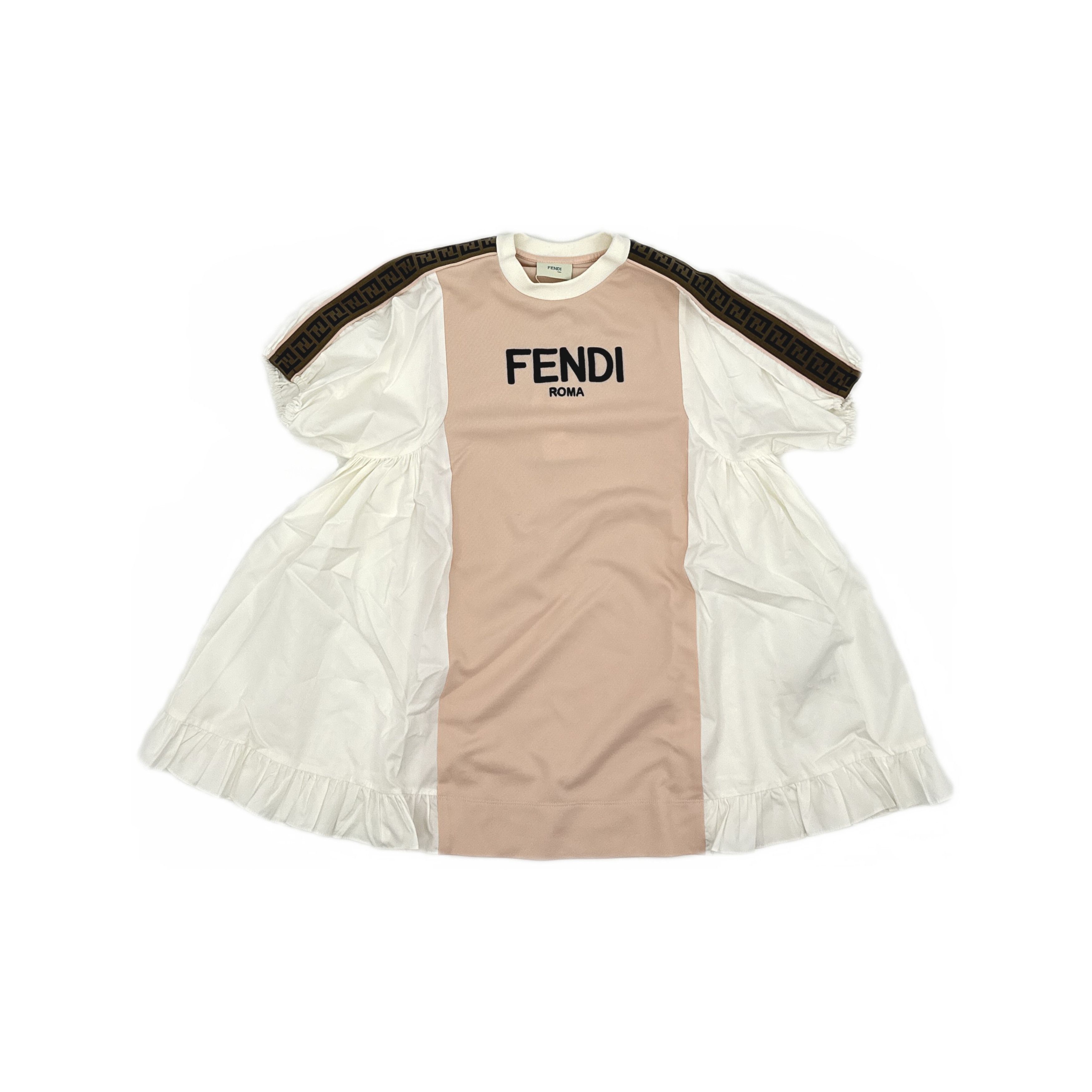 Fendi Fendi Colorblock Logo Trim Dress Size XXS Size XXS / US 00 / IT 34 - 1 Thumbnail