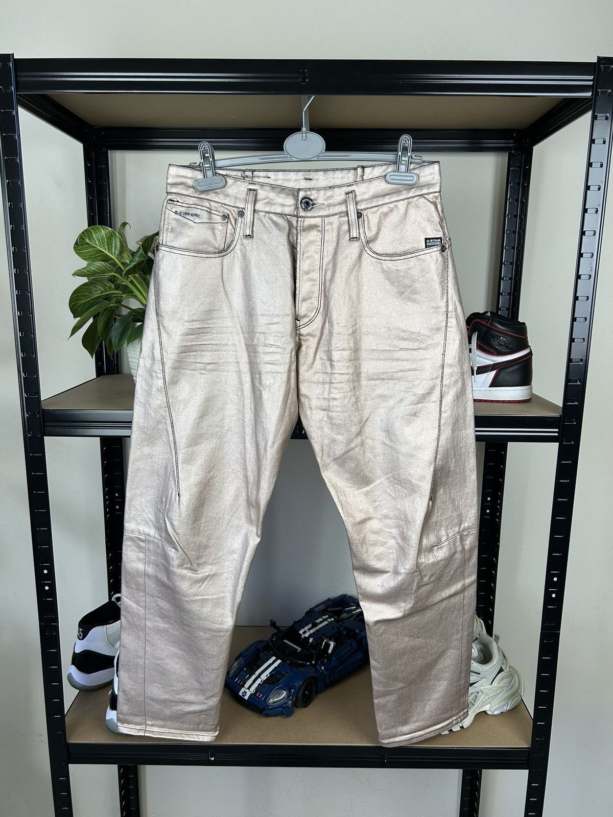 G-Star G Star Raw Scutar 3D Slim Coated Stretch denim Pants jeans Size US 28 / EU 44 - 1 Thumbnail