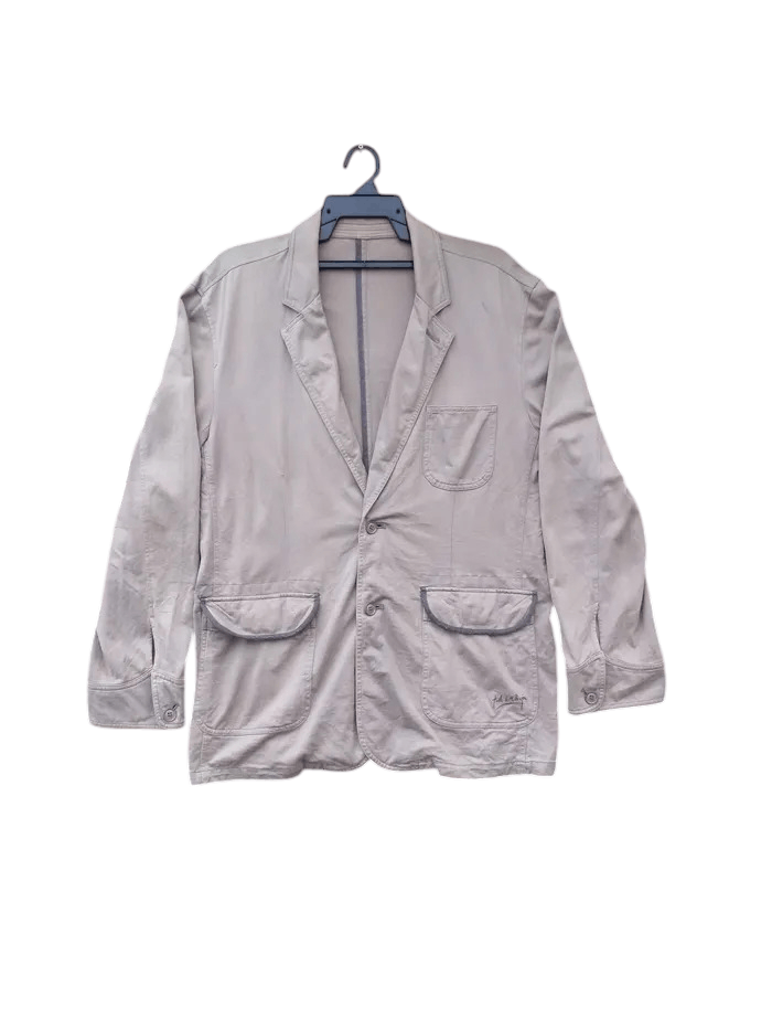 Japanese Brand JEAN CHARLES DE CASTELBAJAC COTTON BLAZER Size US M / EU 48-50 / 2 - 1 Thumbnail