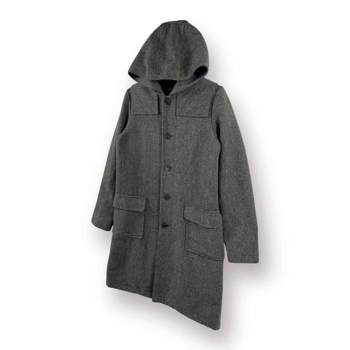 A.P.C. 🔥 A.P.C japan Herringbone Long Coat Size US XS / EU 42 / 0 - 2 Thumbnail