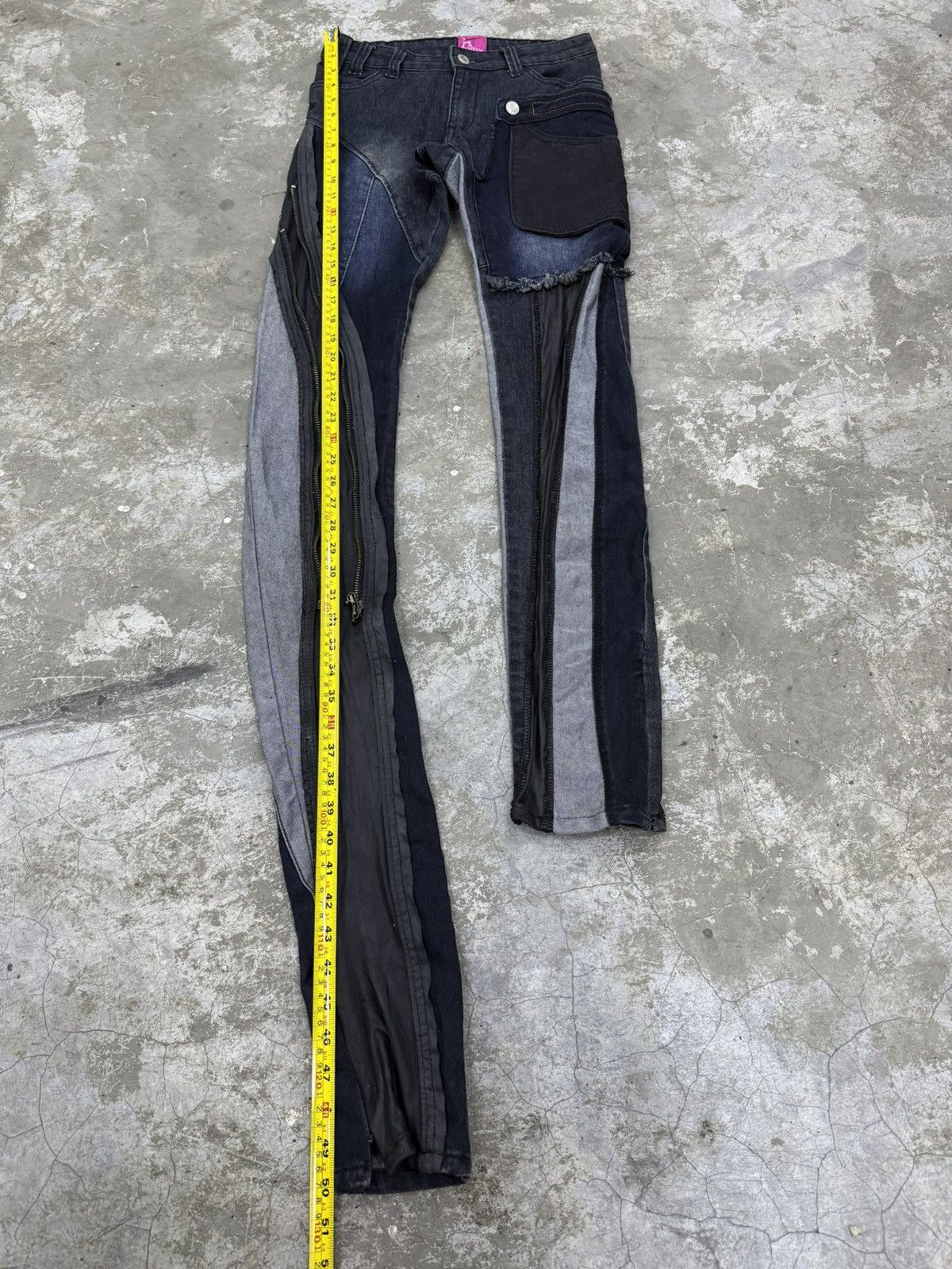 If Six Was Nine H.anarchy H.naoto Punk style denim pants Size US 27 - 13 Thumbnail