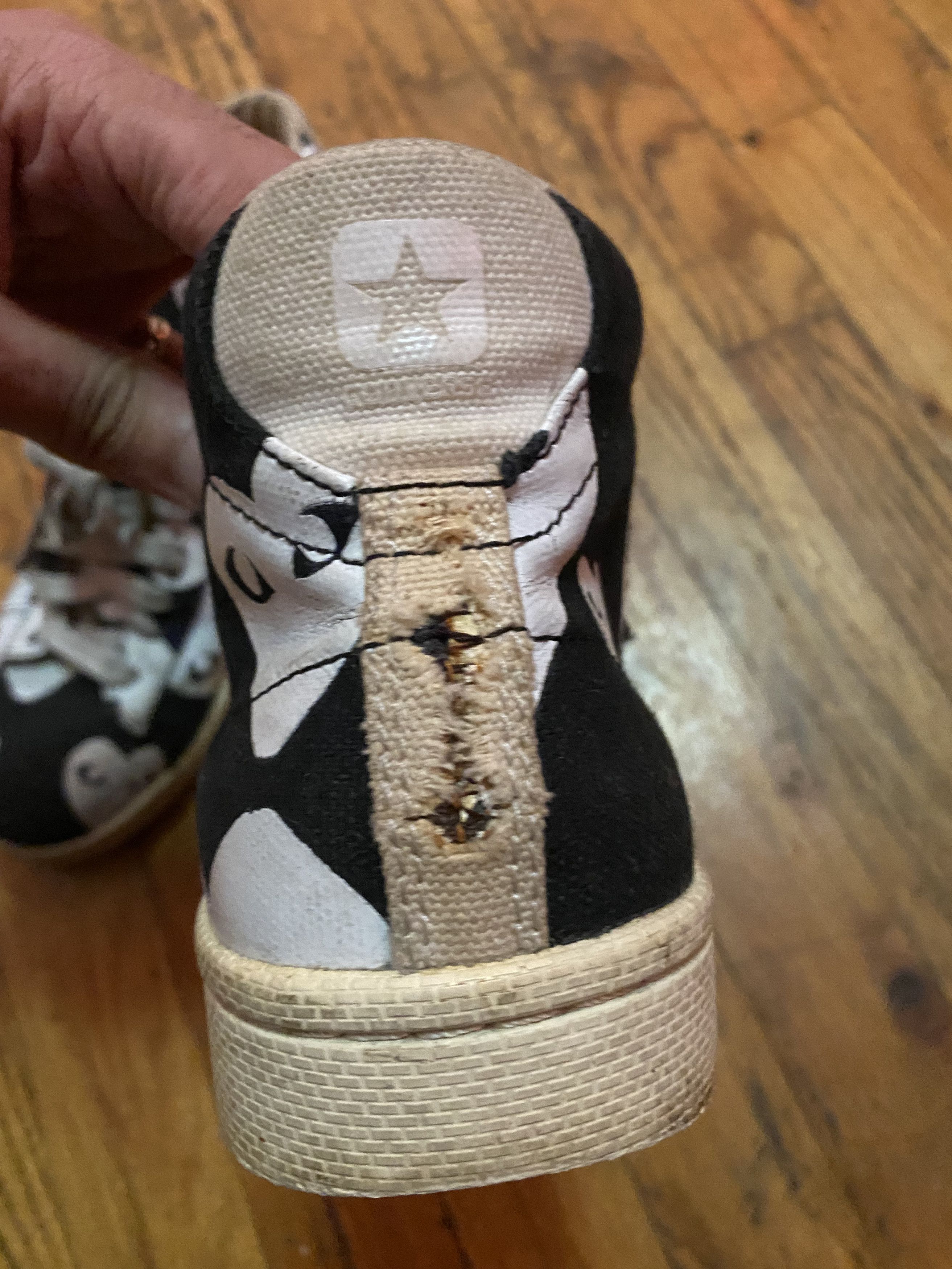 Comme des Garcons COMME DES GARÇONS x CONVERSE Hi-Top Snkrs ⊛ BLK/WTE ⊛ GntlyW Size US 7.5 / IT 37.5 - 12 Thumbnail
