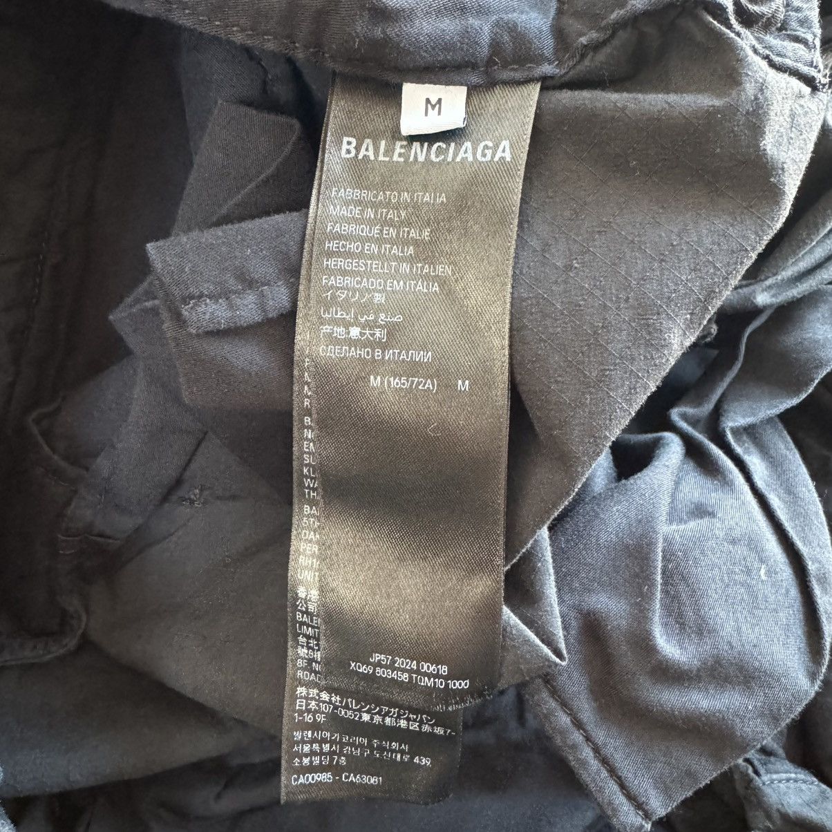 Balenciaga Balenciaga black cotton cargo pants Size US 35 - 7 Thumbnail