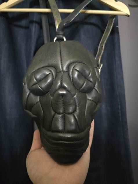 Designer × Japanese Brand Kushino Masaya Leather Skull bag Masaya Kushino Size ONE SIZE - 1 Thumbnail
