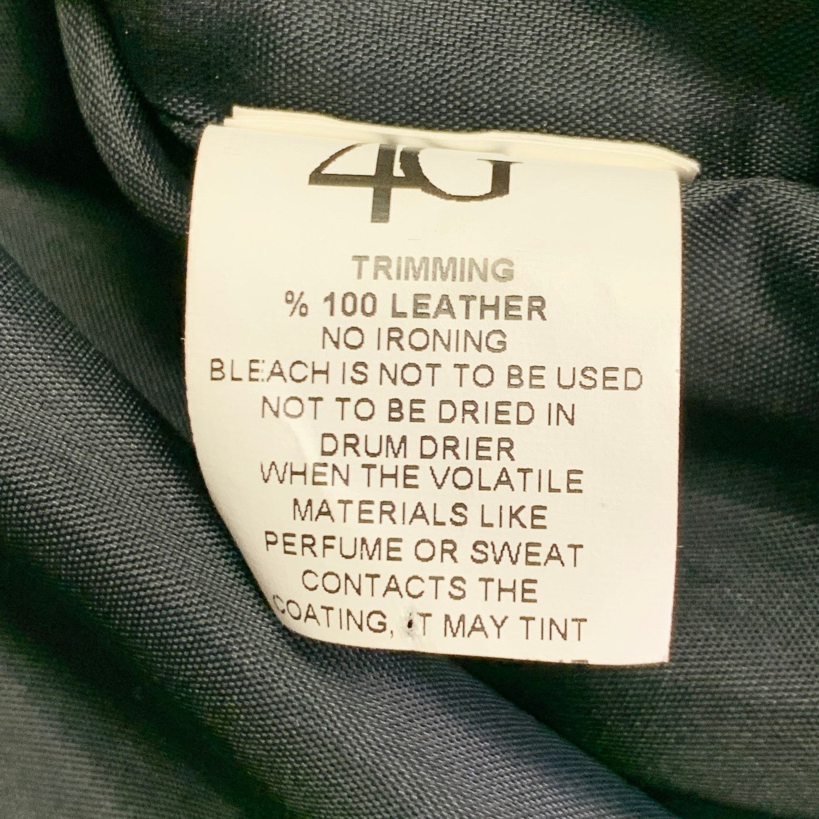 Other Black Leather Cropped Large Lapel Open Front Jacket Blazer Size XS / US 0-2 / IT 36-38 - 10 Thumbnail