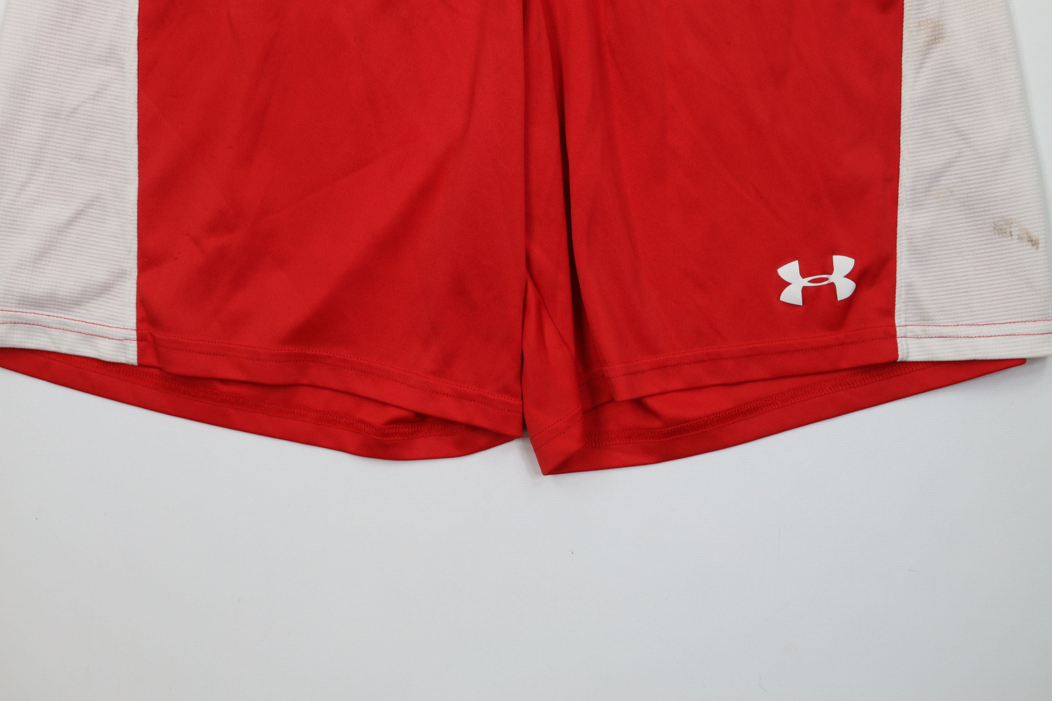 Under Armour Under Armour Color Block Gym Training Basketball Shorts Red Size US 32 / EU 48 - 4 Thumbnail