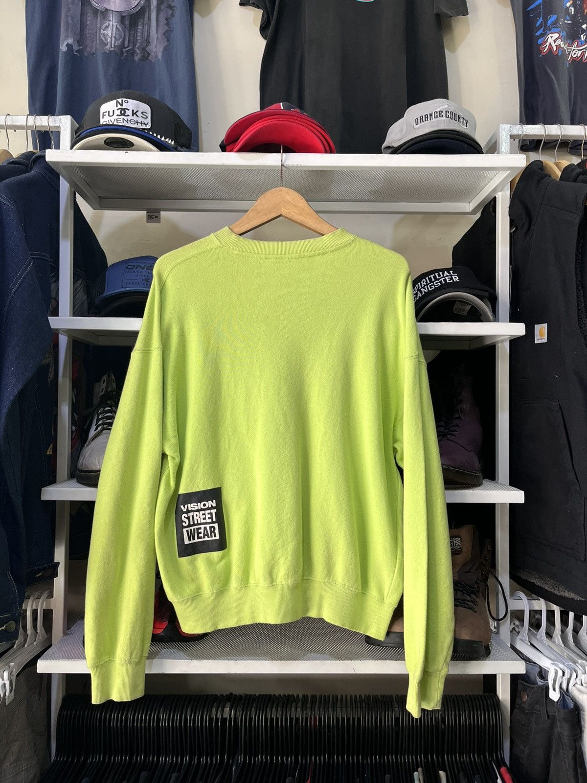 Vision Streetwear Vision Streetwear Oversized Logo Knitwear Size US M / EU 48-50 / 2 - 8 Thumbnail