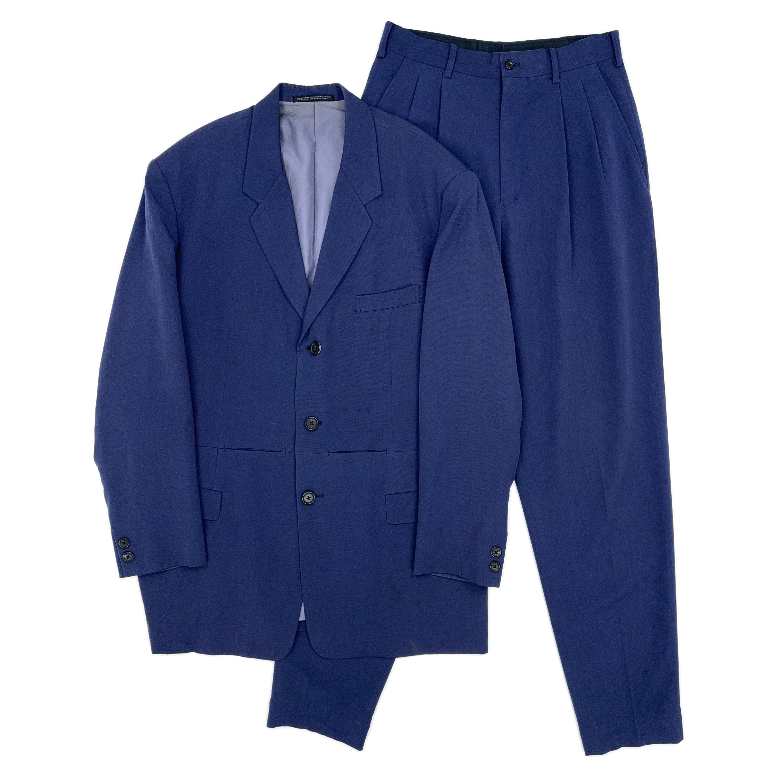 Yohji Yamamoto SS93 Oversized Wool Zoot Suit Size 54L - 1 Thumbnail