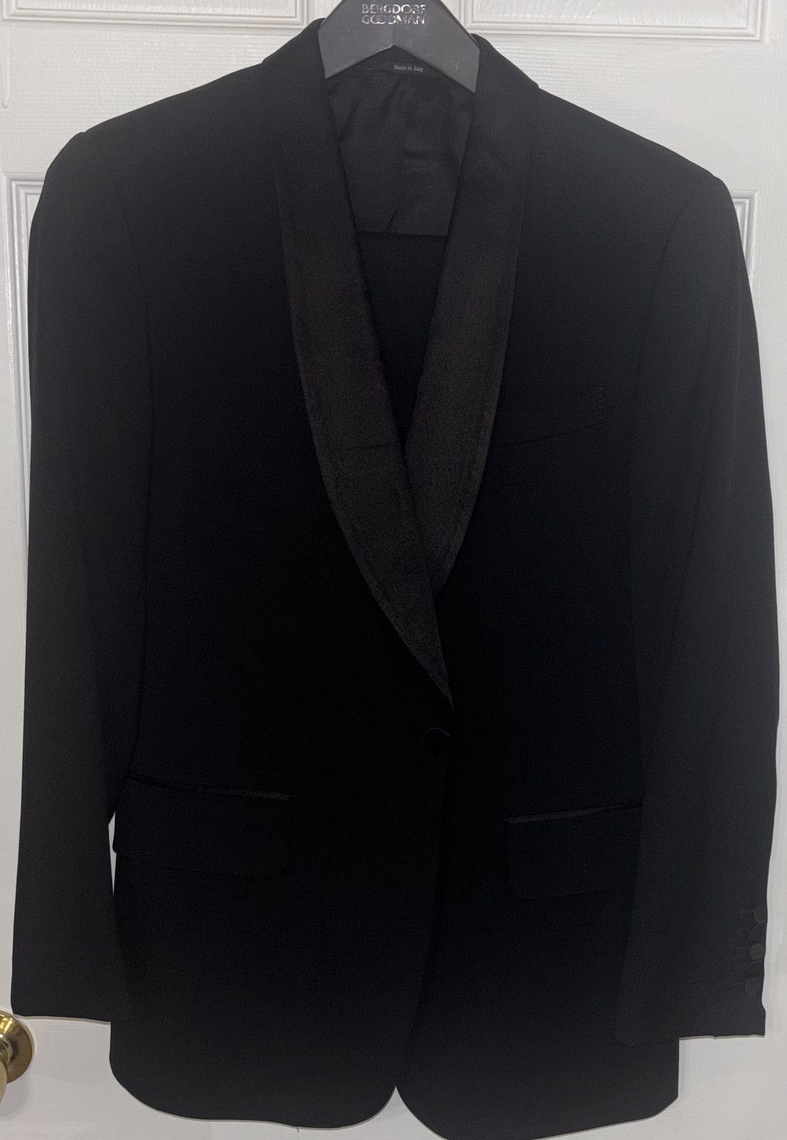 Gucci Gucci- wool shawl lapel tuxedo Size 48R - 1 Thumbnail
