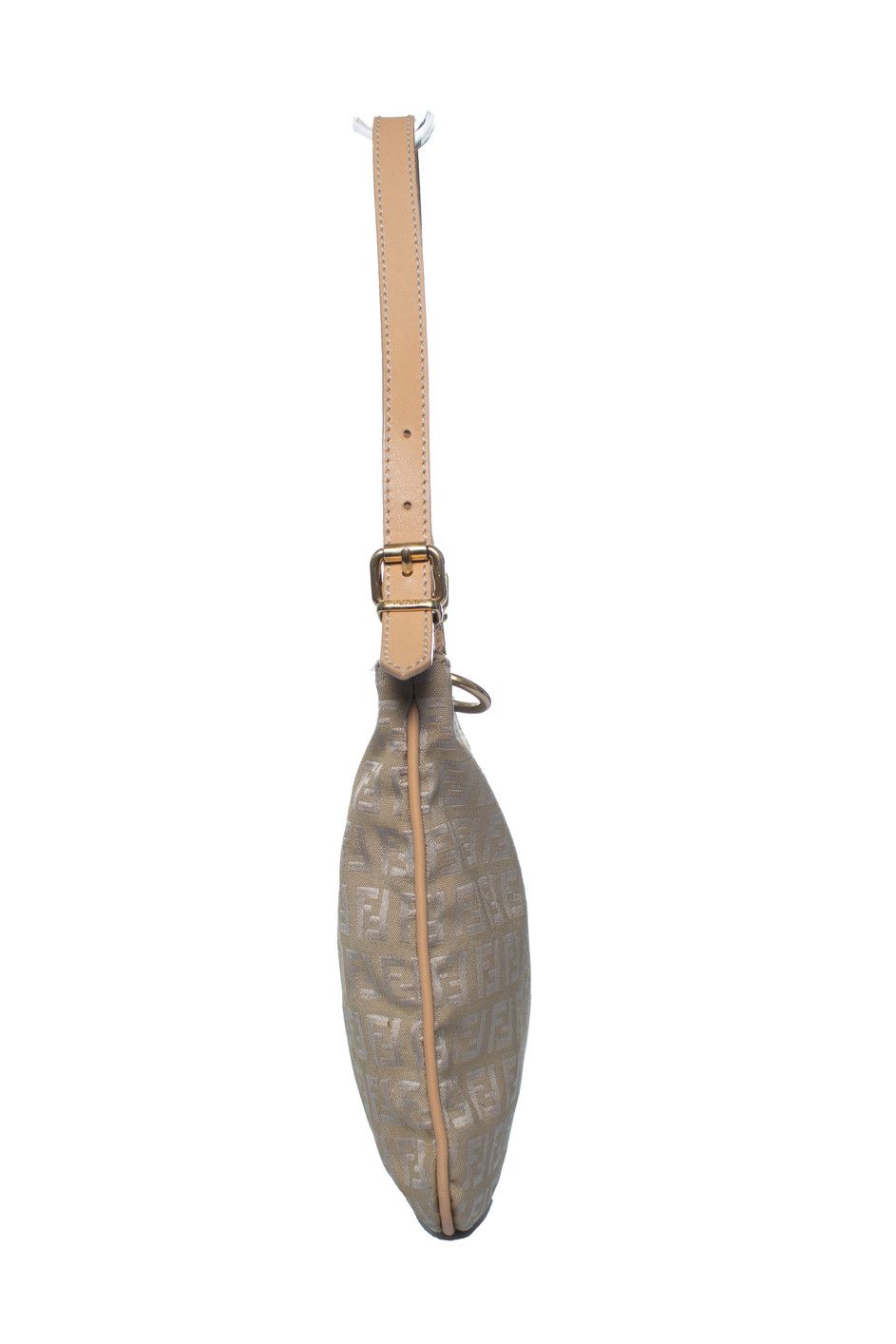 Fendi Fendi, Zucchini FF Oyster shoulder bag in beige Size ONE SIZE - 5 Thumbnail