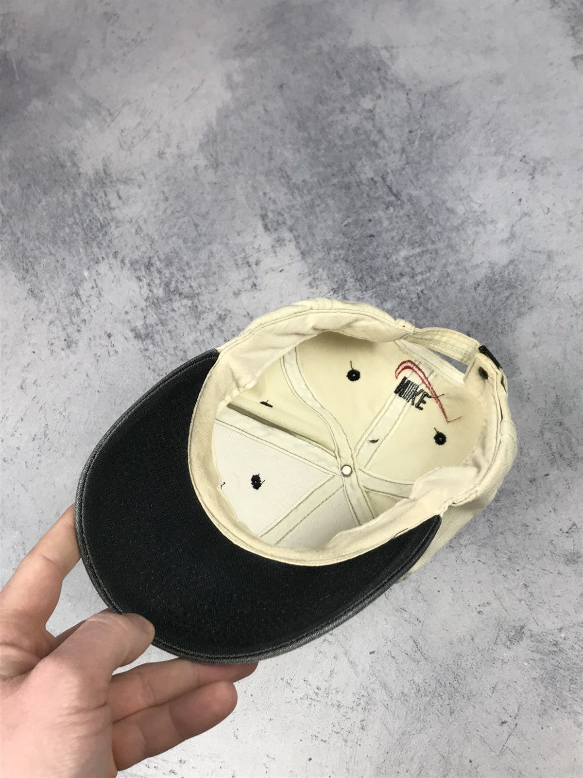 Nike × Vintage Vintage Nike Swoosh Embroidered Cap SnapBack Bootleg 90s Size ONE SIZE - 8 Thumbnail