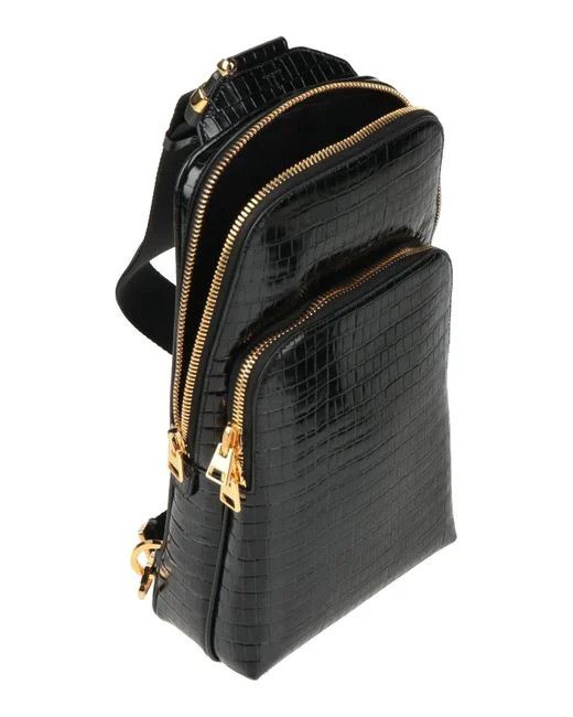 Tom Ford o1w1db10225 H0420T Size: OS Backpack Bag in Black Size ONE SIZE - 2 Thumbnail