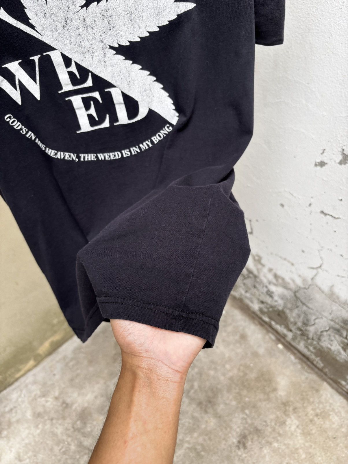 Vintage Vintage WEED Evangelion Tee Shirt ERD Grunge WCC Size US S / EU 44-46 / 1 - 5 Thumbnail
