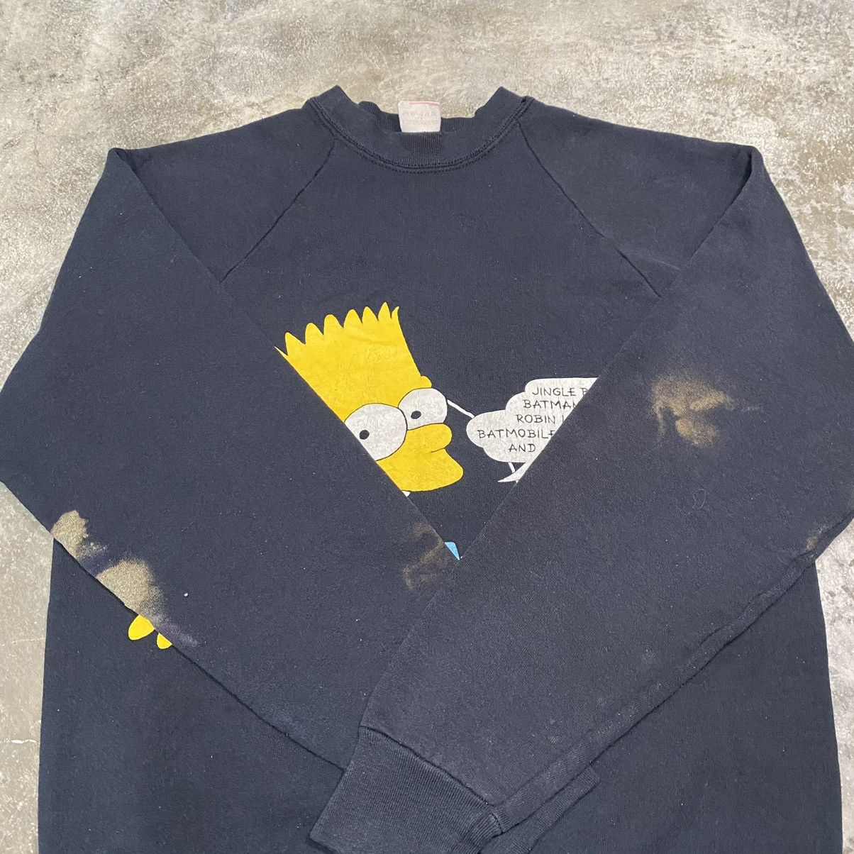 Fruit Of The Loom × The Simpsons × Vintage VINTAGE FOTL 1990 THE SIMPSONS SWEATSHIRT Size US M / EU 48-50 / 2 - 17 Thumbnail