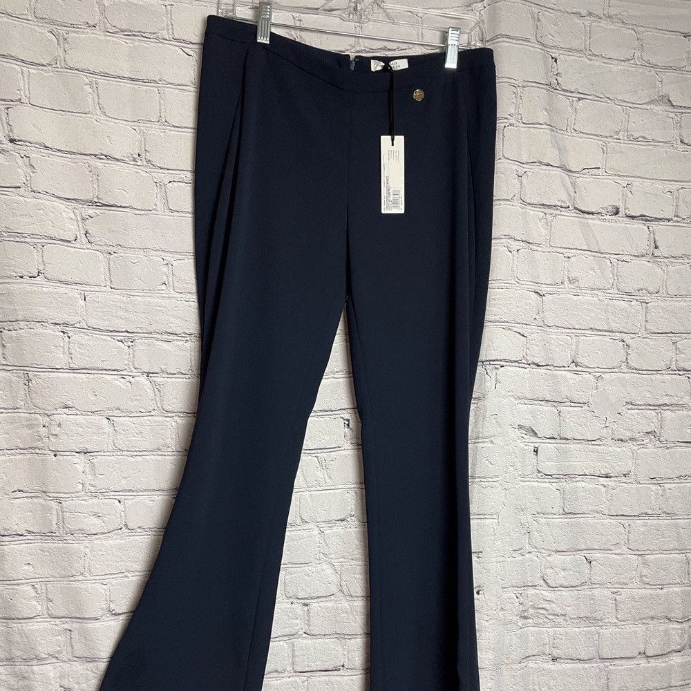 Versace NWT New $334 VERSACE COLLECTION Casual pants Navy Size 44 U Size 30" / US 8 / IT 44 - 3 Thumbnail