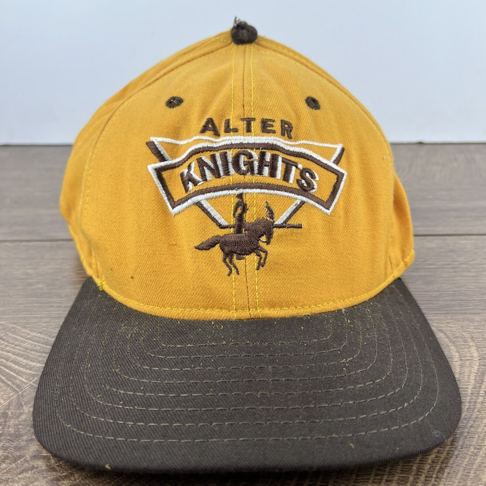 Other Alter Knights Hat Alter High School Yellow Hat Adjustable Ad Size ONE SIZE - 3 Thumbnail
