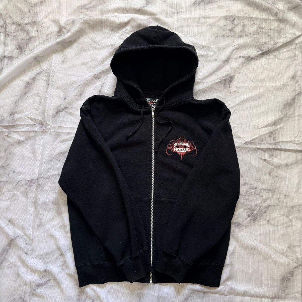 Hysteric Glamour × Supreme *need it gone* Supreme middle finger zip up Size US M / EU 48-50 / 2 - 3 Thumbnail