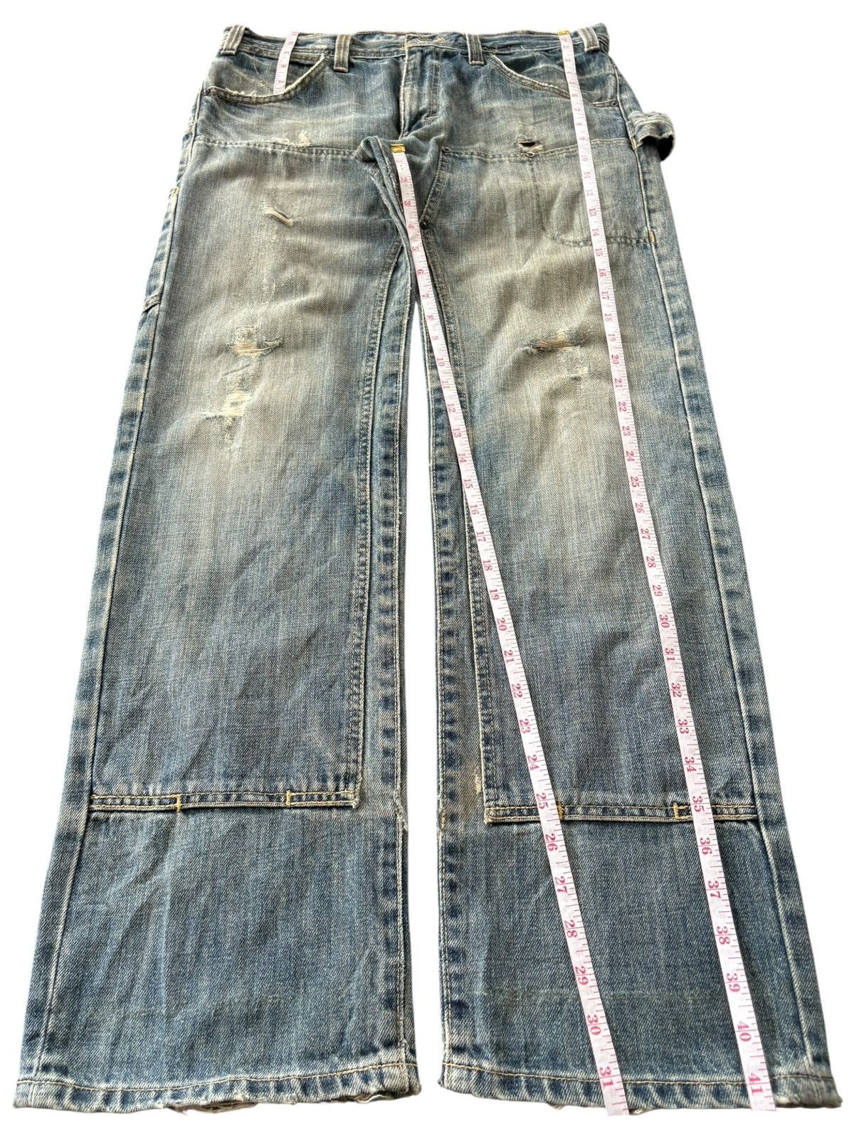 Carhartt Vintage 90s Oxen Workwear Carpenter Double Knee Baggy Jeans Size US 34 / EU 50 - 6 Thumbnail