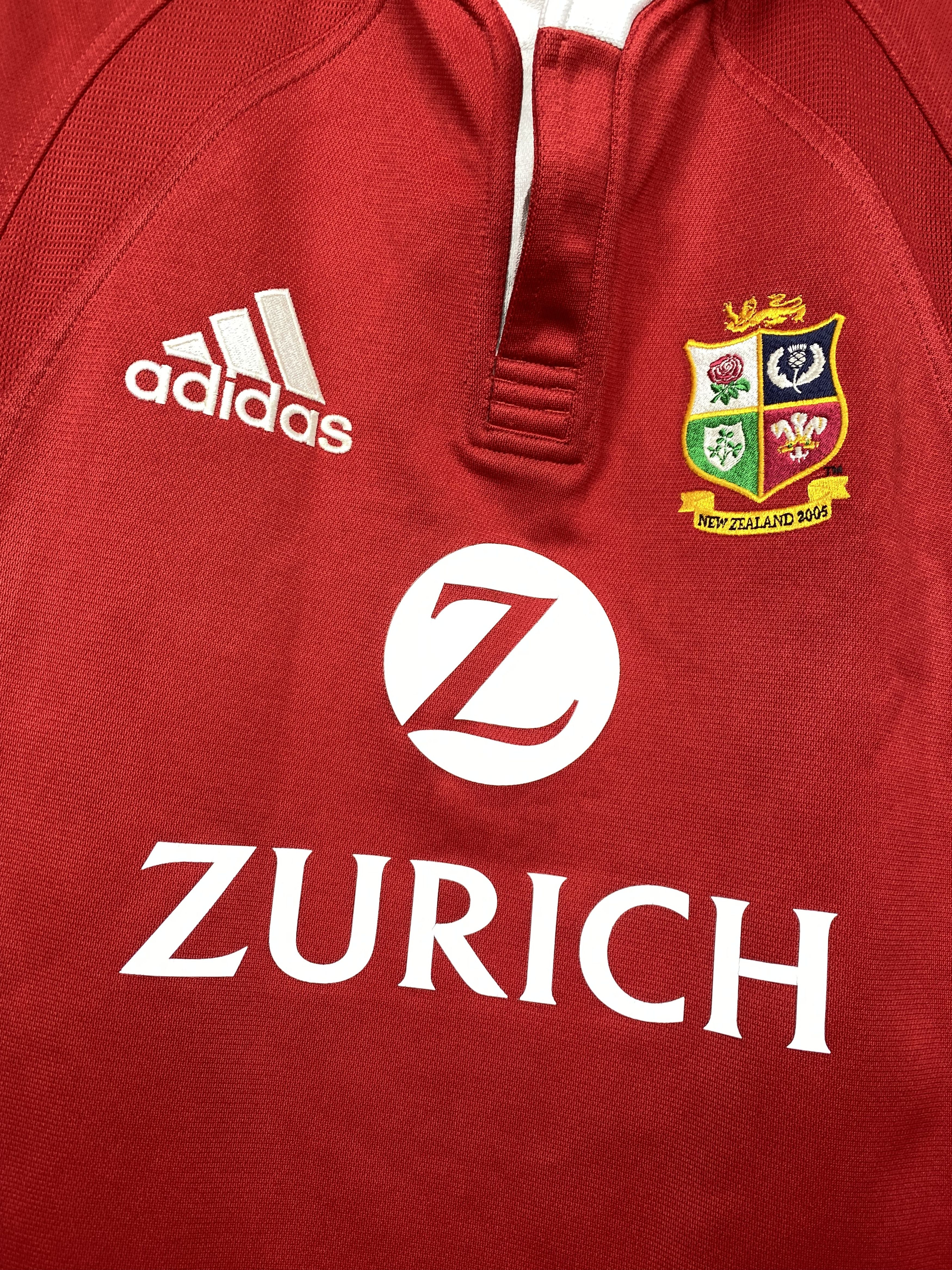 Adidas Adidas New Zealand 2005 Vintage Rugby Jersey T-shirt Zurich Size US S / EU 44-46 / 1 - 3 Thumbnail