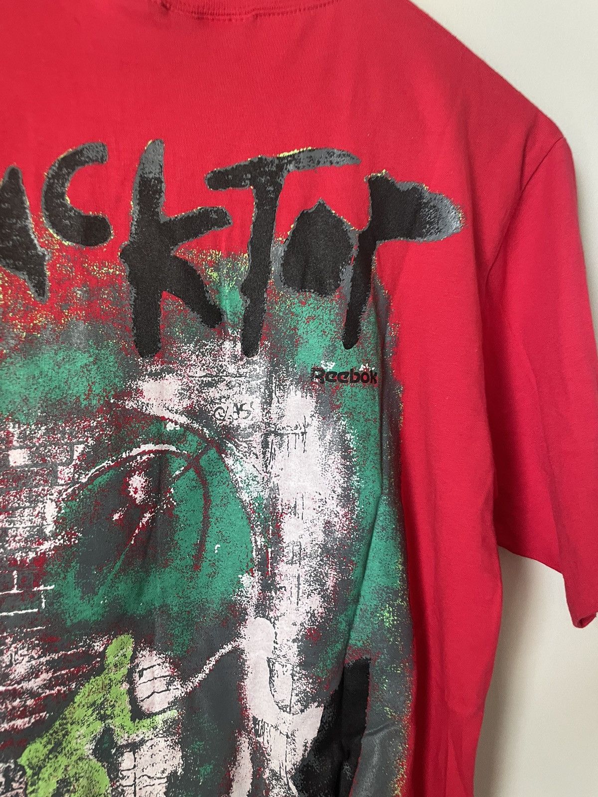 Reebok × Vintage BNWT Vintage 90s Reebok blacktop tee Size US M / EU 48-50 / 2 - 6 Thumbnail