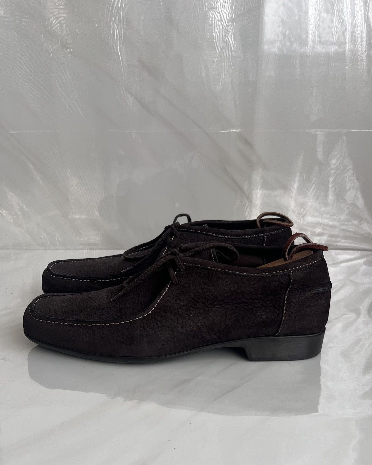 J.M. Weston J.M Weston Men’s Brown suede chukka lace up Dress shoes Size US 7.5 / EU 40-41 - 5 Thumbnail