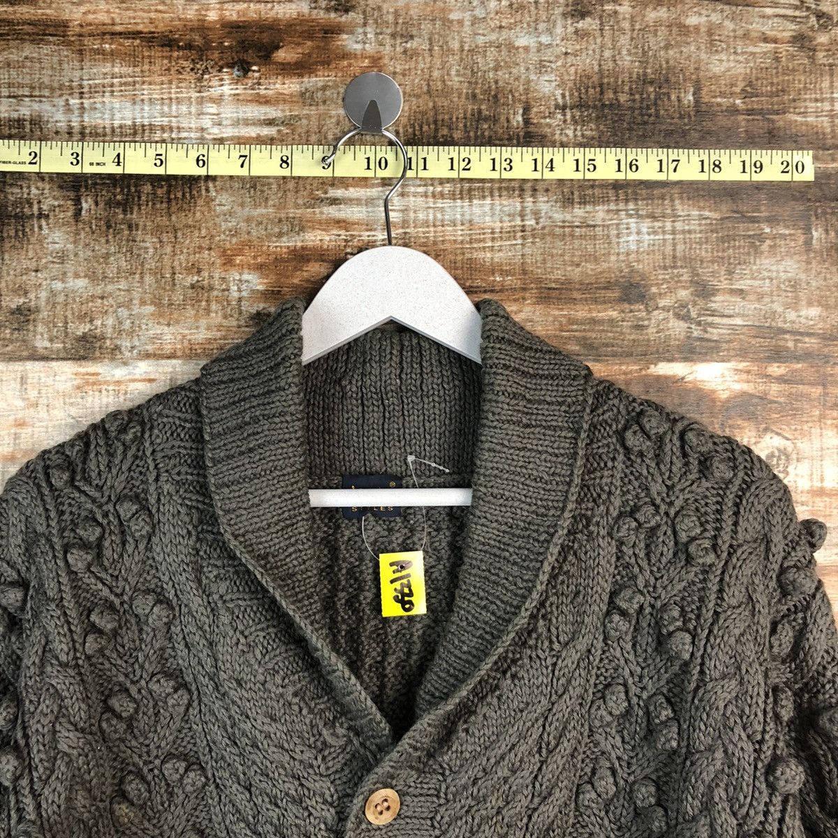 Vintage 💥RARE💥 Lipstar japan Grey Cardigan Knitwear #A1330 Size US M / EU 48-50 / 2 - 4 Thumbnail