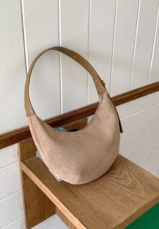 Japanese Brand Huskycat suede dumpling bag Size ONE SIZE - 7 Thumbnail