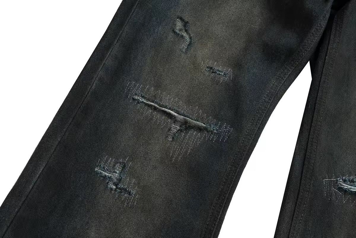 Jean × Vintage Washed Blue Ripped Baggy Jeans Size US 31 - 6 Thumbnail