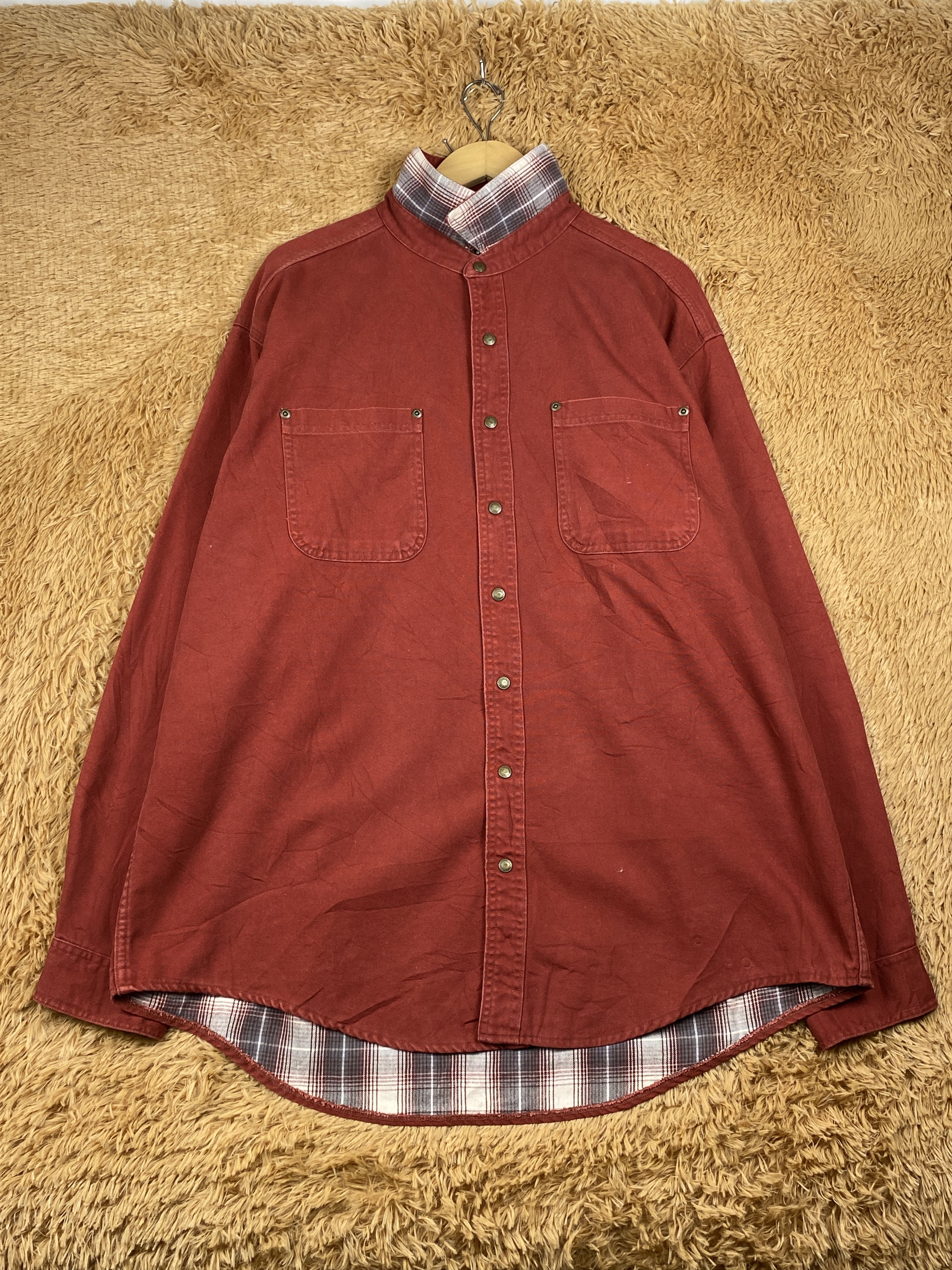 L.L. Bean Vintage L.L. Bean Checkered Lining Jacket Outwear J1708 Size US XL / EU 56 / 4 - 1 Thumbnail