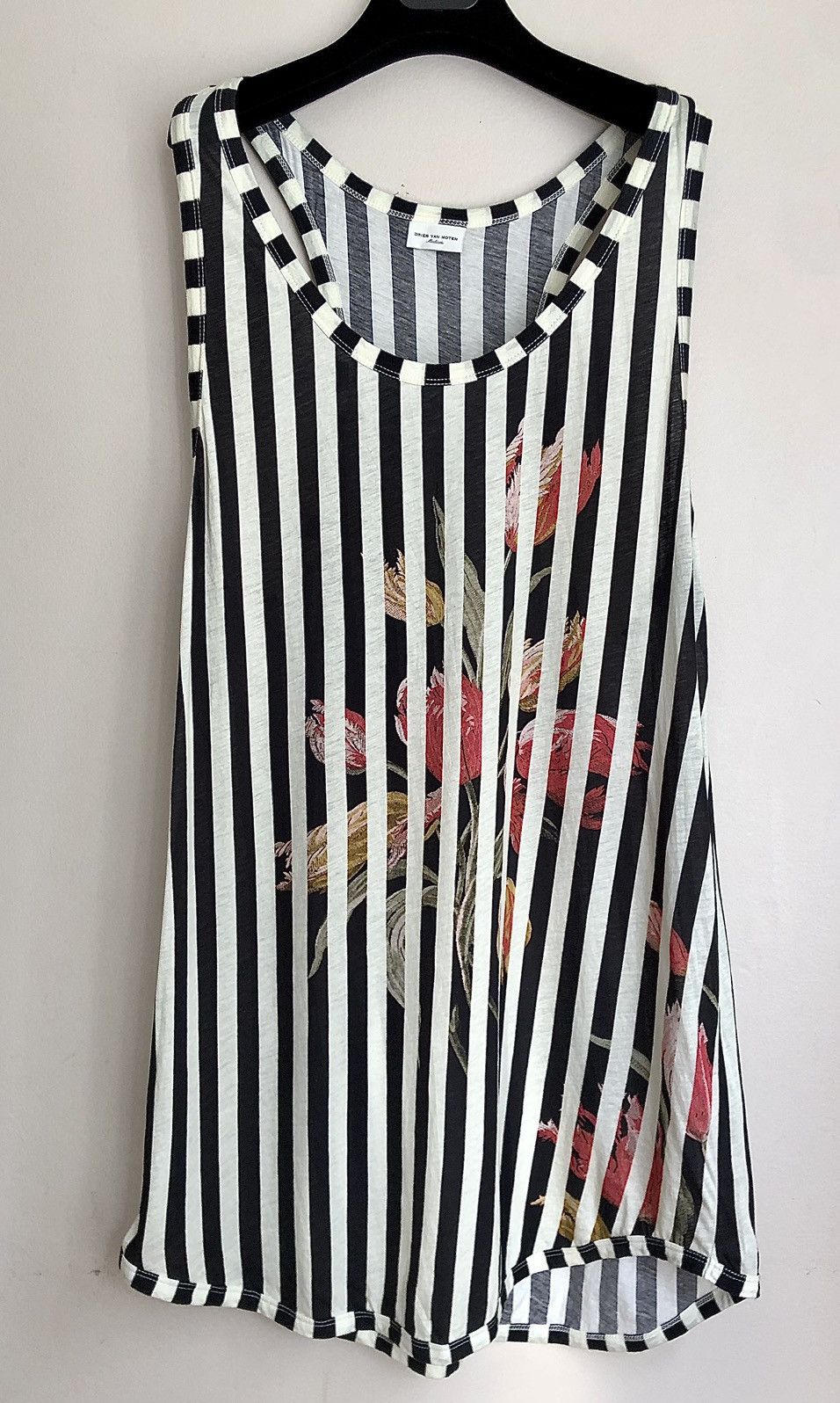Dries Van Noten Dries Van Noten Oversized Striped Tulip Tank Size US S / EU 44-46 / 1 - 2 Thumbnail