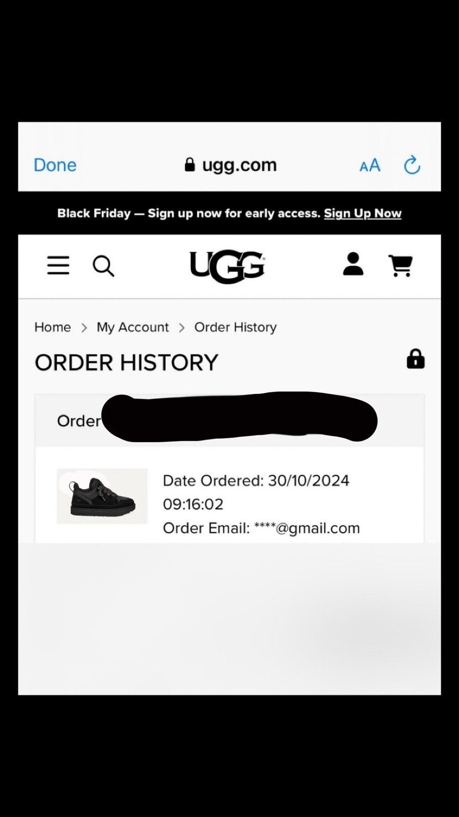 Ugg Black Ugg Lowmel boots Size US 6.5 / IT 36.5 - 6 Thumbnail