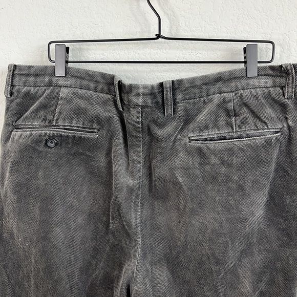 Issey Miyake Issey Miyake Men Velvet Dotted Flat Front Trousers Size US 39 - 6 Thumbnail